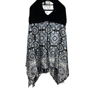 Torrid halter style scarf print dress
